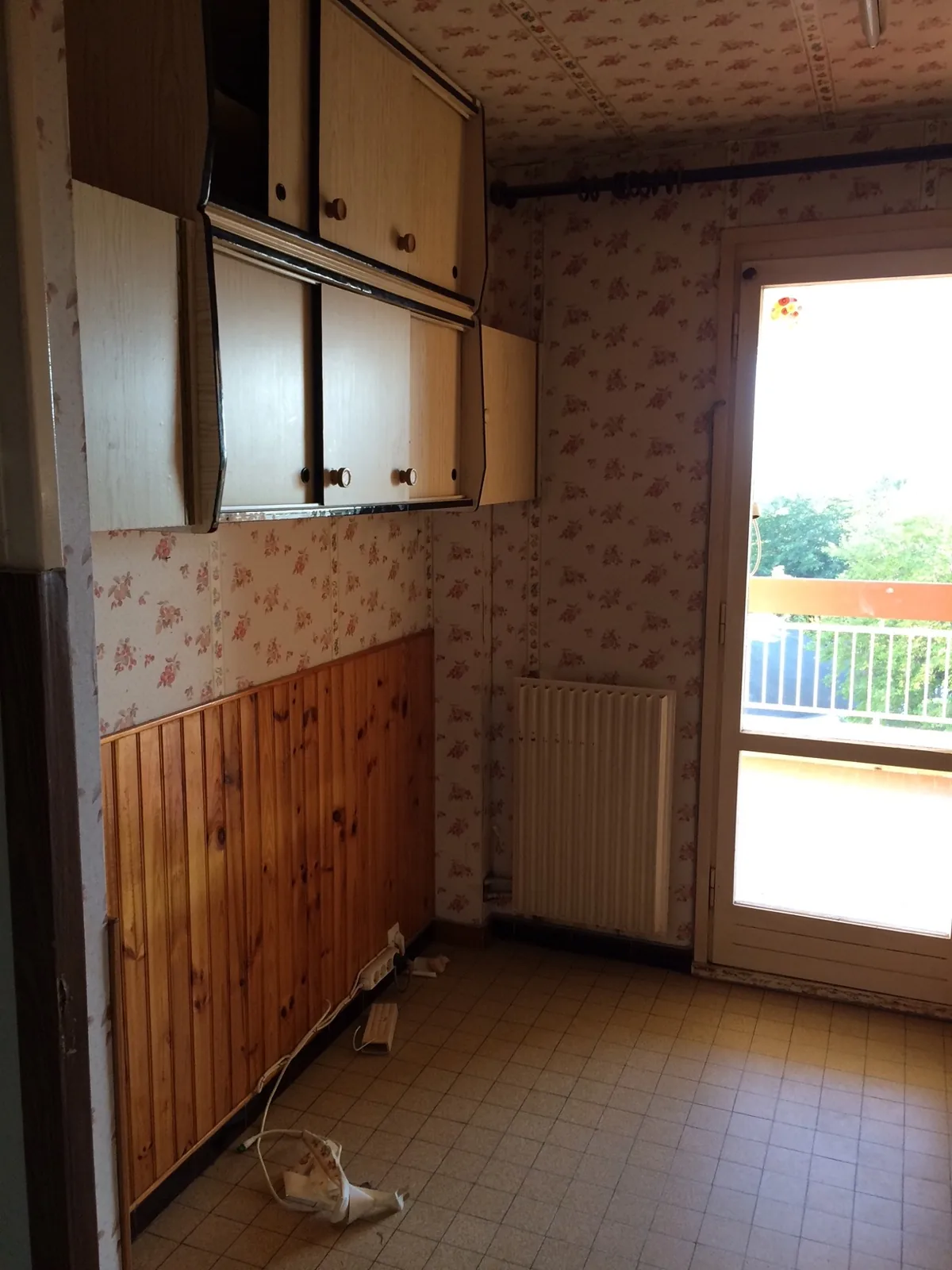 Appartement à Saint-Barnabé avant les travaux, état existant