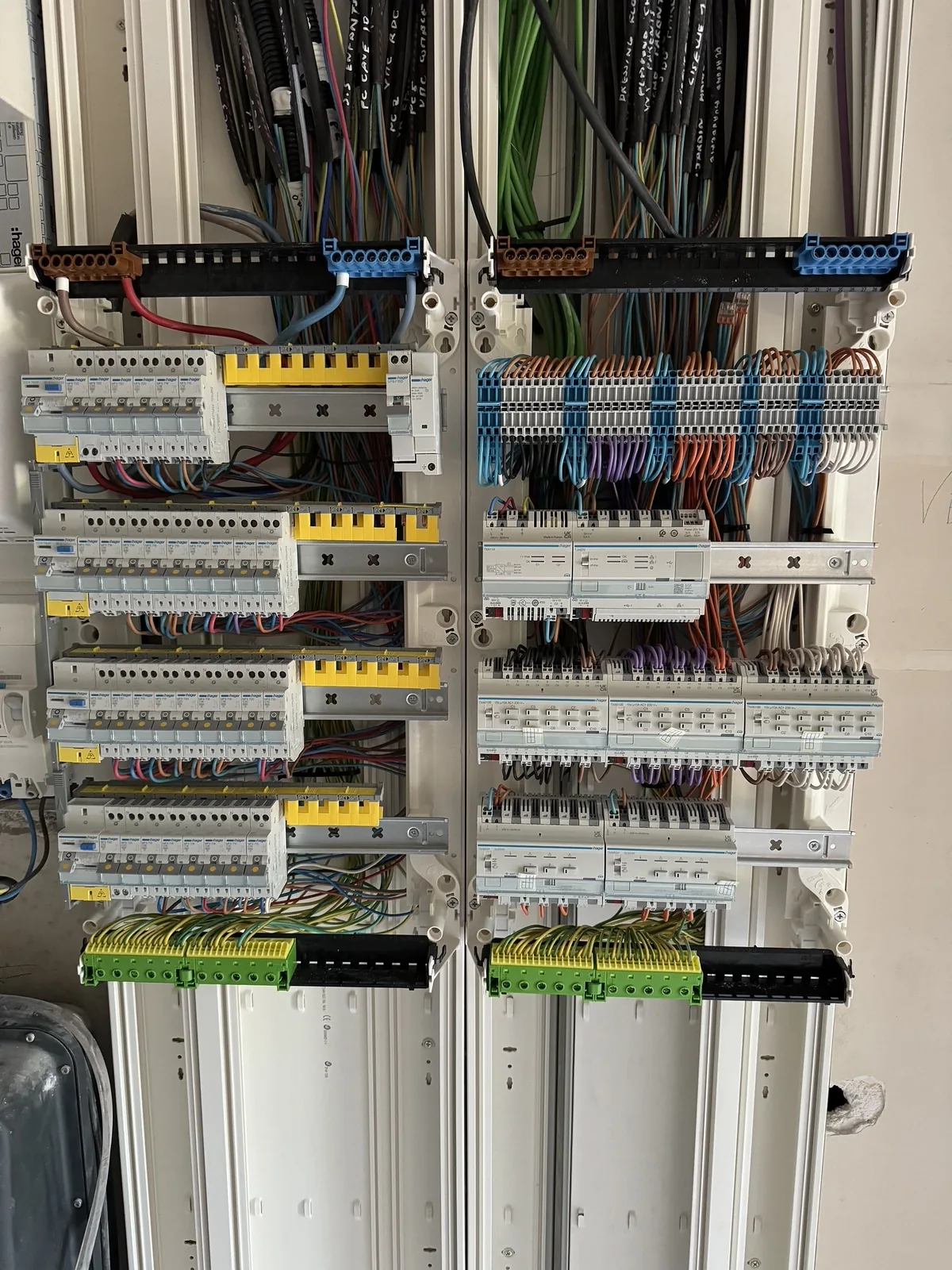 Tableau électrique et installation domotique